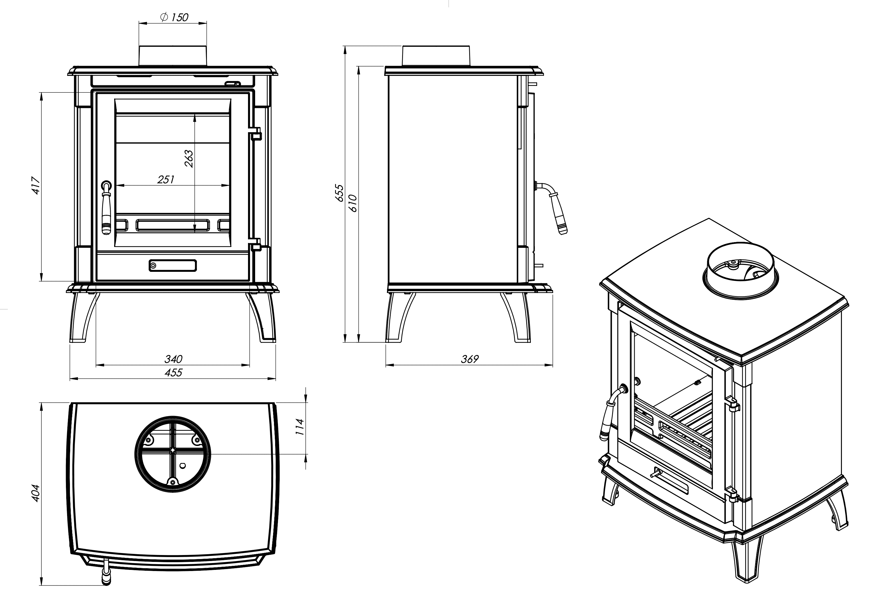 Erino dimensions
